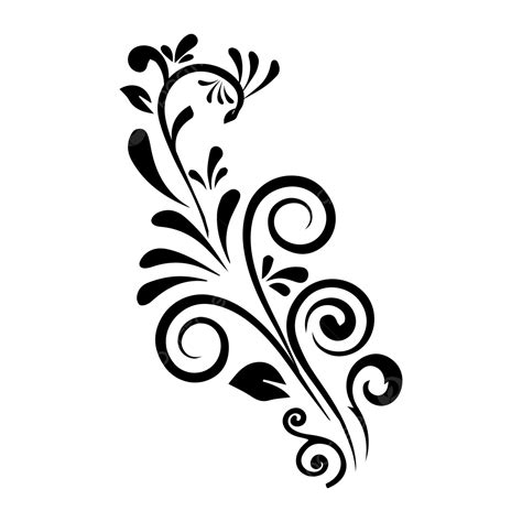 Flower Ornament Vector Design Free Png Flower Drawing Ornament