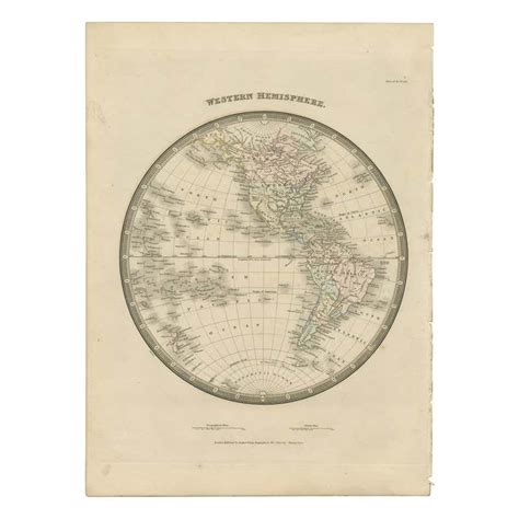 Antique Map Of The Eastern Hemisphere By Wyld 1845 For Sale At
