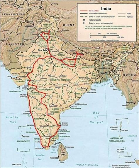 72 Days Of Backpacking In India India Map Political Map India