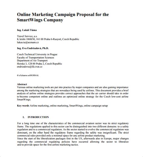 Marketing Proposal Template 31 Free Word Excel Pdf Format Download