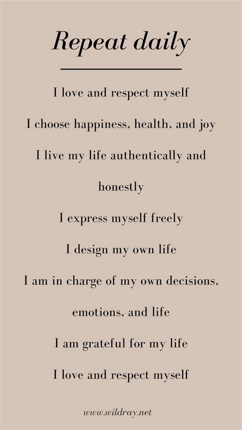 Daily Affirmations Self Confidence Affirmations Daily Positive