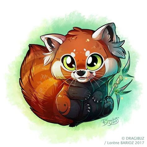Фото Dragibuz Panda Illustration Red Panda Character