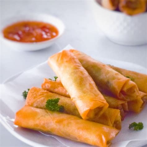 Vegetable Spring Rolls • Tamarind And Thyme