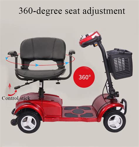 Cheap Elderly Electric Scooter 4 Wheel Folding Mobility Scooter