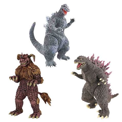 Godzilla Wave 5 Collectible 6 Inch Action Figure Set Bandai