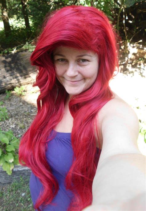 Ariel Wig Princess Wig Long Red Wig Mermaid Wig Cosplay Etsy India