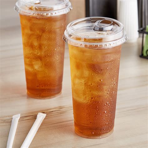 Choice Hd 24 Oz Heavy Weight Clear Plastic Cold Cup With Strawless