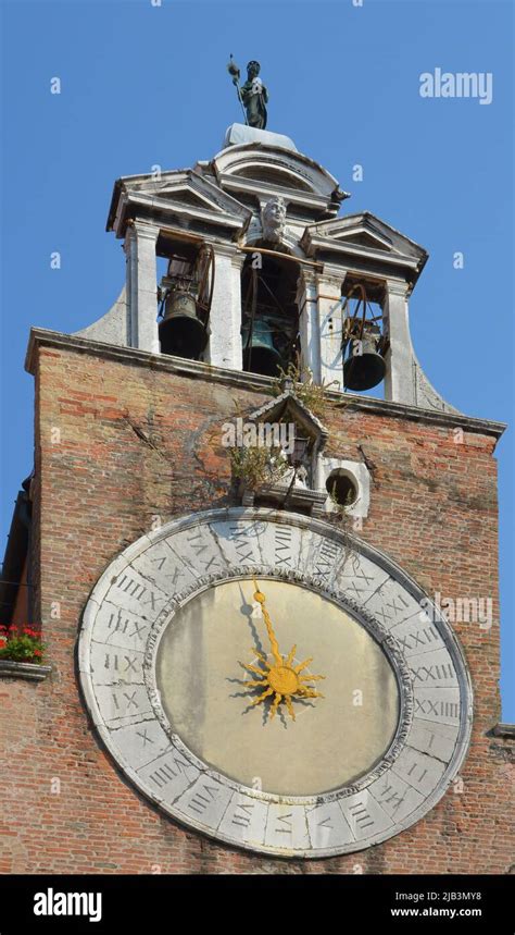 The Bell Tower And 15th Century Clock Of The 11the Century Chiesa Di