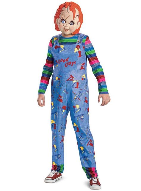 Chucky Doll Kids Costume Childs Play Chucky Kids Halloween Costume