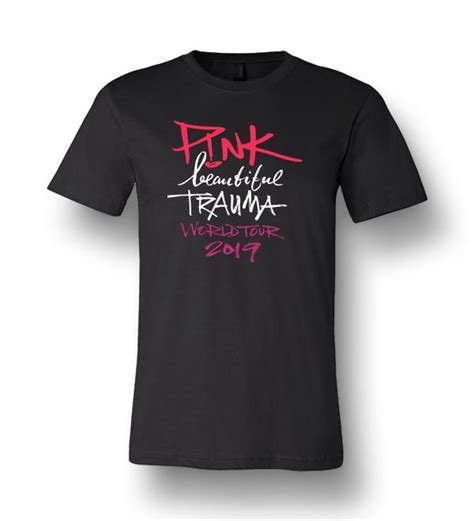 Text Pink Shirts Beautiful Music T 2019 Trauma Unisex Premium T