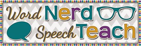 Word Nerd Speech Teach Seuss Tastic Activities Part 1