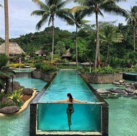 Une Piscine De Rêve Hôtel Laucala Island Aux Îles Fidji