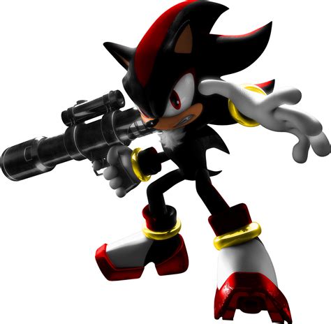 Shadow The Hedgehog With Rocket Lancher No Lightin By Shadowy518 On