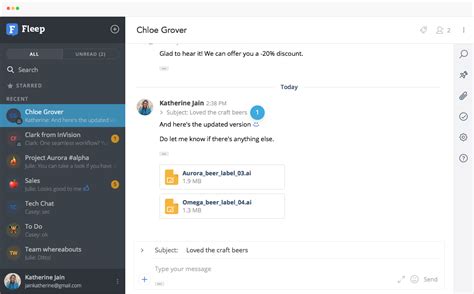 Email Conversations In Fleep New Features