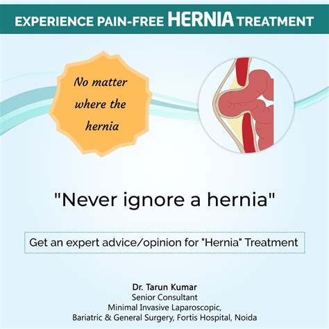 Dr Tarun Kumar Surgeon Experience Pain Free Hernia Treatment