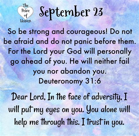 September 23 Morning Inspirational Quotes Inspirational Prayers Peace