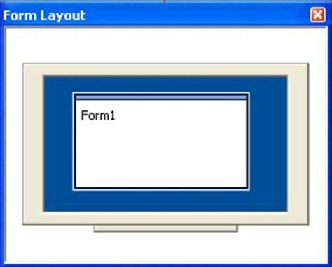 Visual Basic 60 Tutorials Code And Project For Beginners Form Layout Of