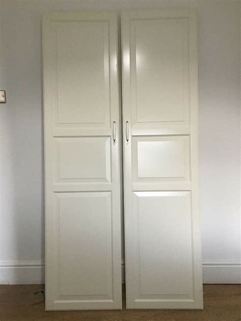 It prevents the door from damaging the wardrobe and has a nice spring to it. 2x Ikea Tyssedal PAX Wardrobe Doors (with handles and ...