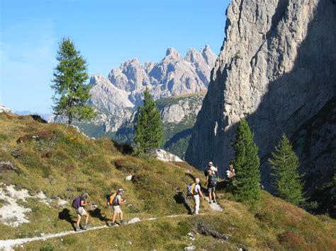 Self Guided Dolomites Alps Trek Self Guided Hut Hike In Cortina Italy