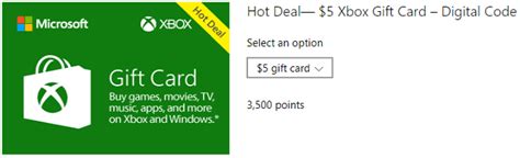Great as a gift to a friend or yourself. Microsoft Bing Rewards Promotion: Discount Xbox Digital Gift Cards
