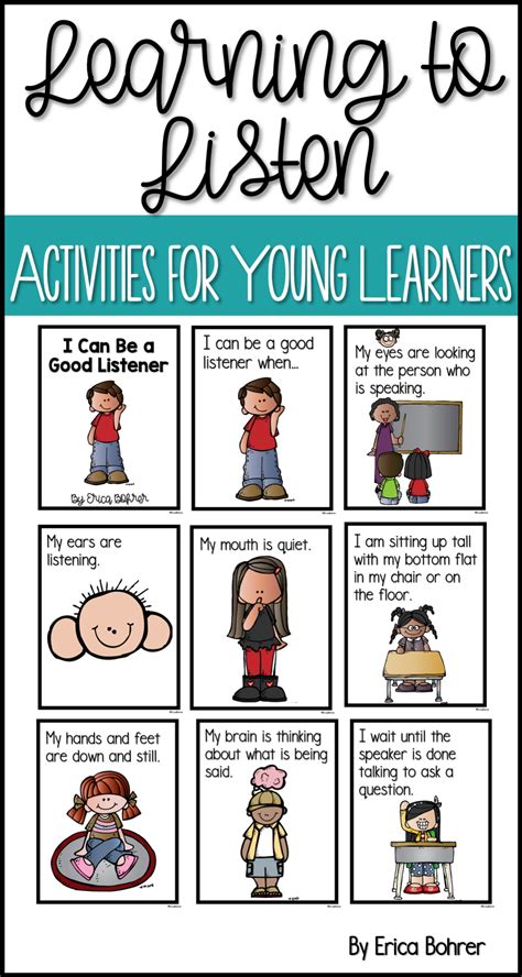Learning To Listen Activities For Young Learners Being A Good