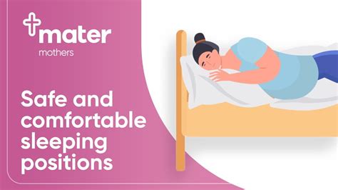 Safe And Comfortable Sleeping Positions During Pregnancy │mater Mothers Youtube
