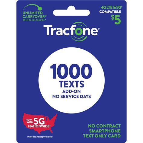 Tracfone Text Only Add On Texts E Pin Top Up Email Delivery