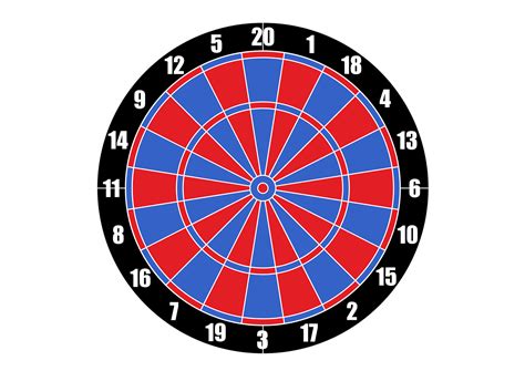 Vector Dartboard Target Darts Free Vector Graphic On Pixabay