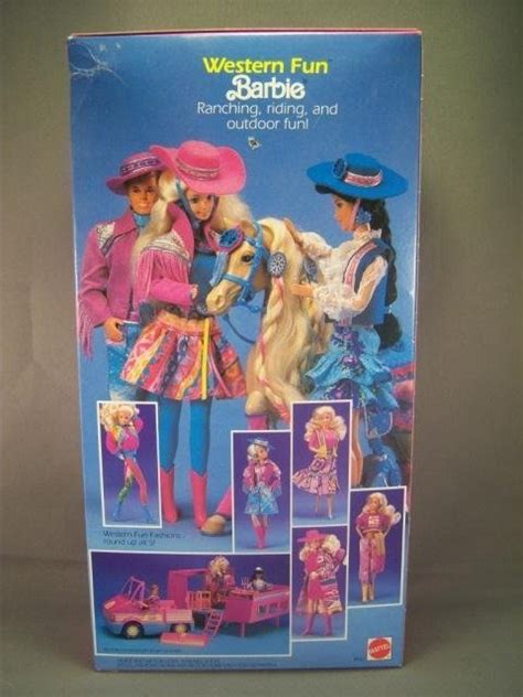 508 Vintage 1989 Western Fun Barbie New In Box Lot 508