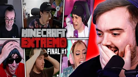 Ibai Reacciona A Las Muertes Del Día 1 De La Final De Minecraft Extremo Youtube