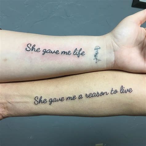 Mom Quotes From Daughter Tattoos