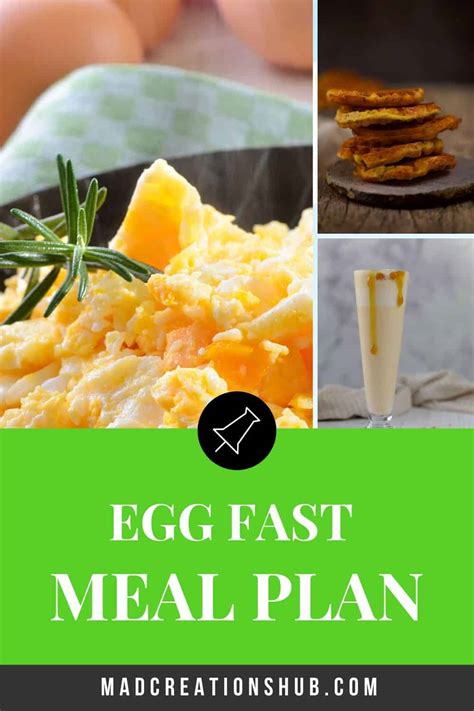 Egg Fast Meal Plan Mad Creations Hub