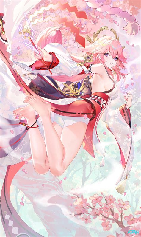 Yae Miko’s Pretty Feet (Genshin Impact) : r/AnimeFeets