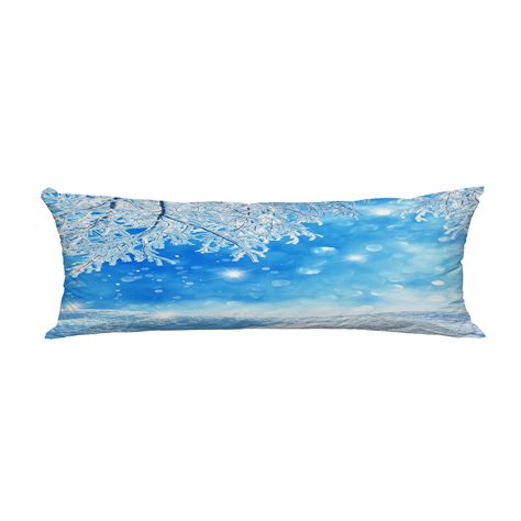 Two zippered microfiber pillow protectors, waterproof, bed bug proof queen, king. ABPHQTO Winter Body Pillow Covers Pillow Case Protector ...
