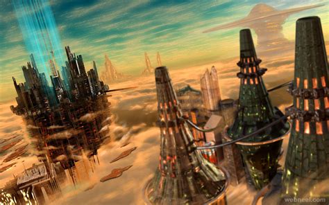 30 Futuristic Sci Fi Characters And Backgrounds For Your Inspiration