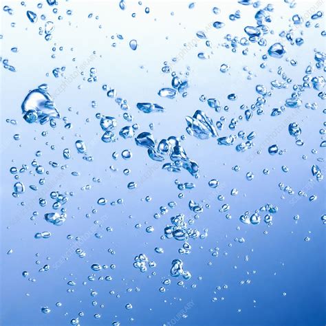 Bubbles In Water Stock Image C0230628 Science Photo Library