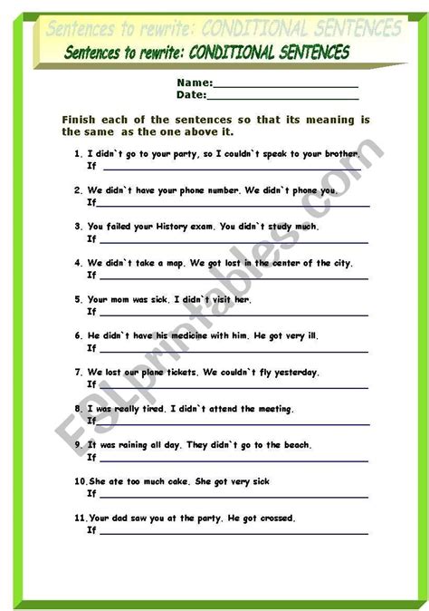 Parallel Structure Worksheets Rewriting The Sentences Answer