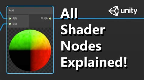 Basics Of Shader Graph Unity Tutorial Youtube Images