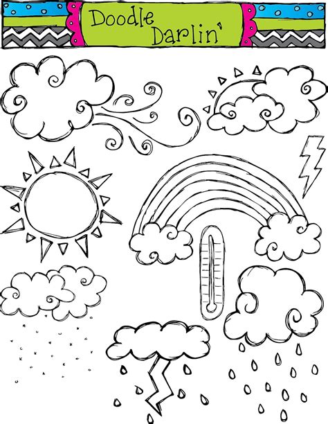 Weather Clipart Black And White 101 Clip Art
