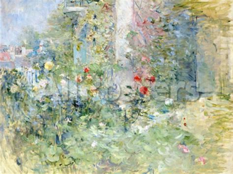 The Garden At Bougival 1884 Giclee Print By Berthe Morisot At