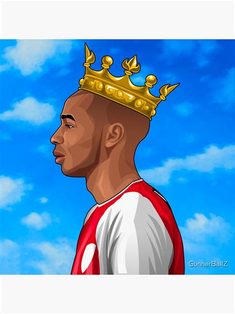Thierry Henry Arsenal Sticker For Sale By Gunnerballz Redbubble