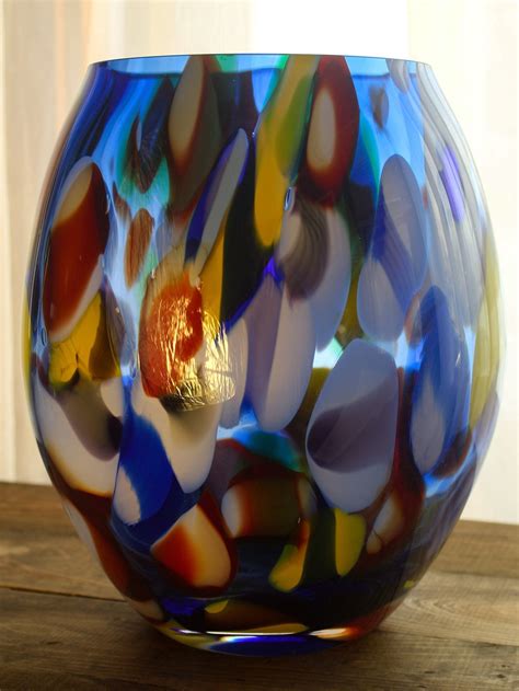 Multi Color Vintage Vase Fine Art Ceramics Art And Collectibles