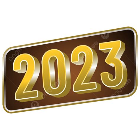2023 Png 2023 Png 3d Texte 2023 Png Bonne Année Png Et Vecteur