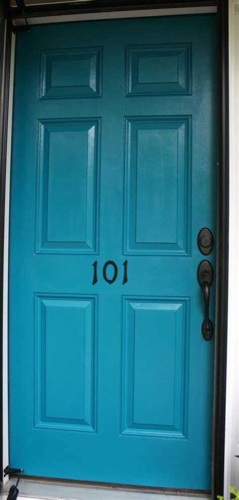 Bold Front Door Colors Teal Front Doors Front Door