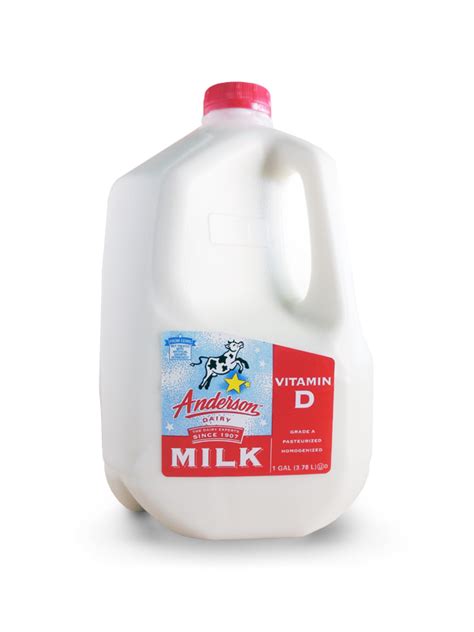 Vitamin D Milk Anderson Dairy