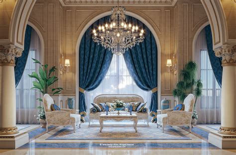 Luxury Mansion Interior Qatar On Behance