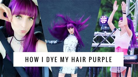 my purple hair routine 💜 youtube