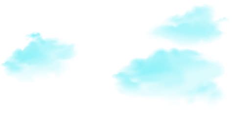 Ftestickers Sky Clouds Teal Blue Sticker By Pann70