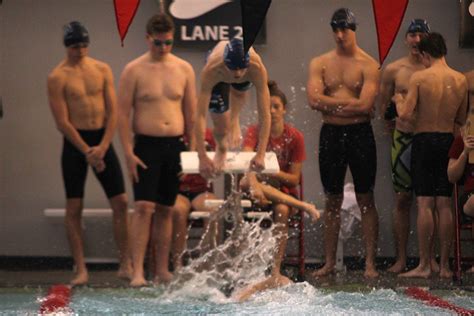 Boys Swim Team Had Its First Meet Of The Season And Had One Relay Team Qualify For State Mill