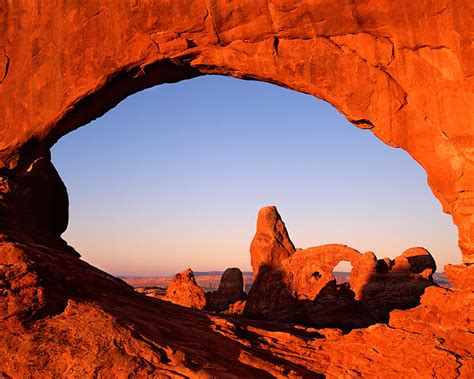 Morning Light At North Window Arch Arches National Park Ut Thomas